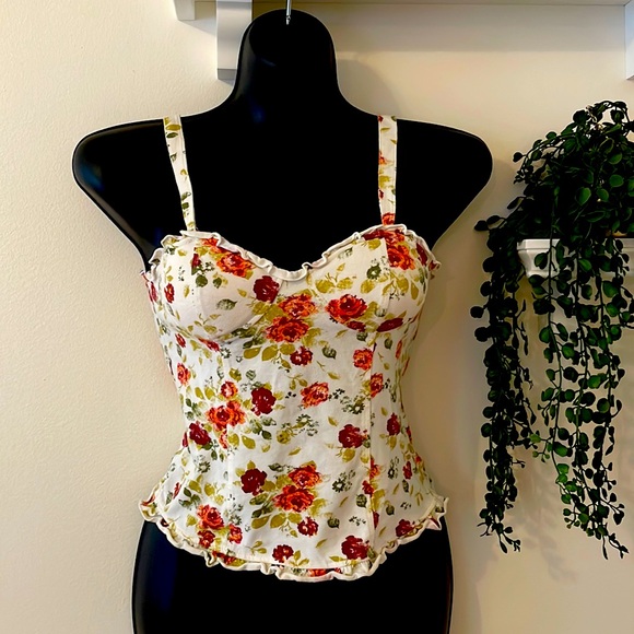 Women’s Lot 3 tank tops floral small - Picture 2 of 2